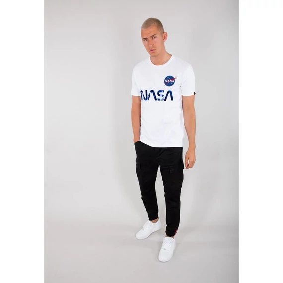 NASA Reflective T - white/blue