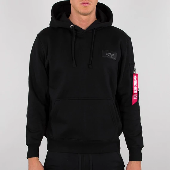Back Print Hoody Camo Print - black/woodland