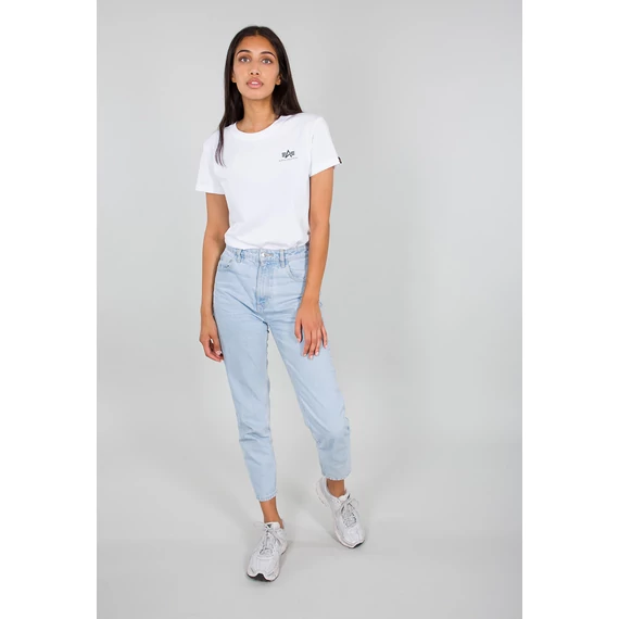 Basic T Small Logo Woman - white
