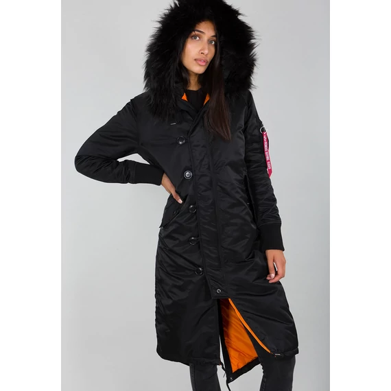 Long Fishtail Woman - black