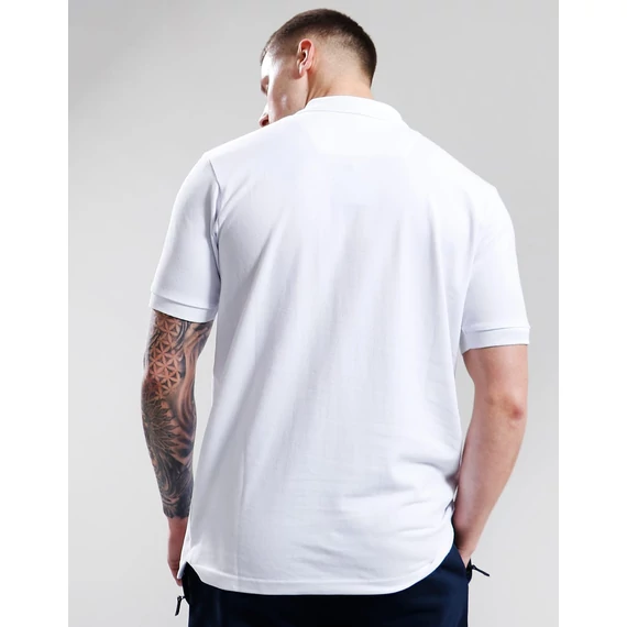 Embroidered Siren Polo Shirt - white