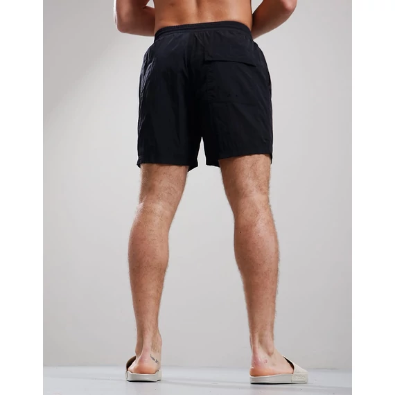 Krinkle Nylon Swim Short - black
