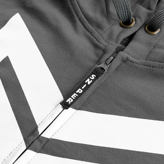 Commander Zip Hoody - steel grey