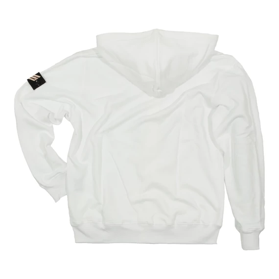 Star Zip Hoody - white