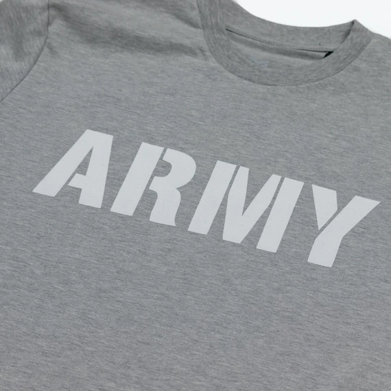 Army T - greyheather/white