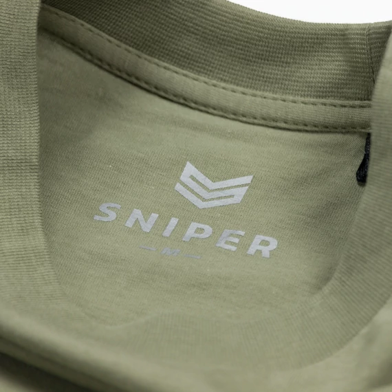 Army T - olive/white
