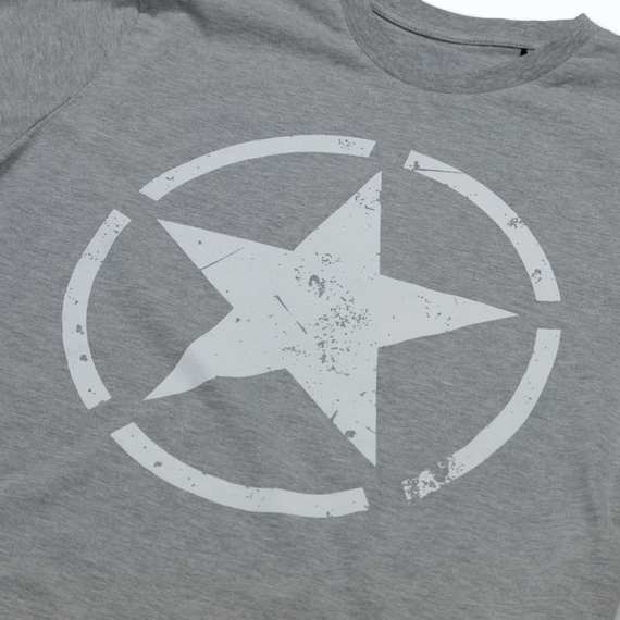 Star T - greyheather/white
