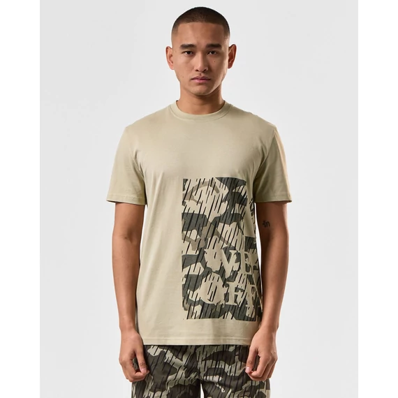 Noosa T-Shirt - castle green rain camo