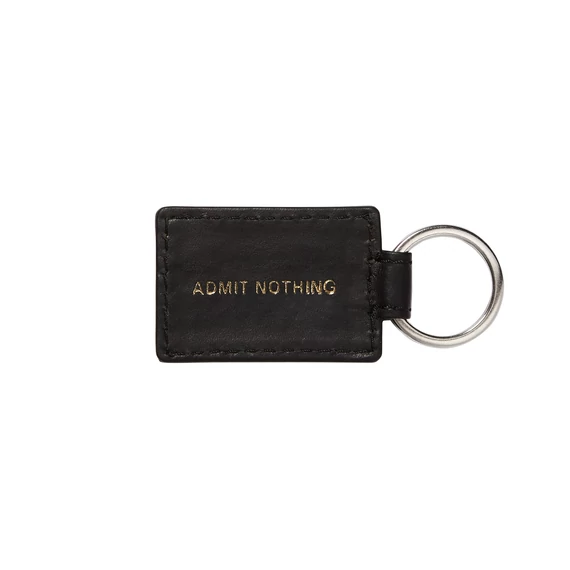 Leather Key Fob - black