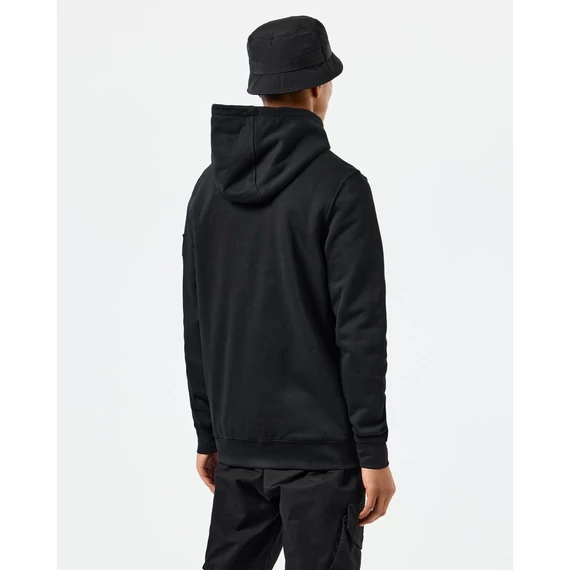 Daponte Zip Through Hoodie - black