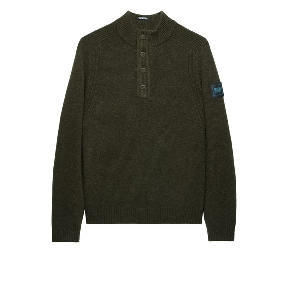 castillos-knitted-wool-quarter-neck-weater-castle green