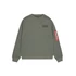 Back Print Sweatshirt - dark olive