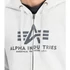 Basic Zip Hoodie - pastel grey melange