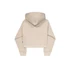 Basic Big Logo Puff Print Hoodie Women - organic beige
