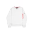 Label Sweashirt Backprint - pastel grey melange
