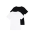 New Basic Big Logo T-Shirt 2 Pack Women - black/white