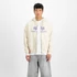 Basic Zip Hoodie - vintage white