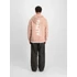 Back Print Zip Hoodie - dusty coral