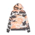 Basic Hoodie Camo - orange grey camo