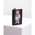 Leather Bi-Fold Card Holder Filou X. - Black
