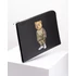 Leather Laptop Clutch Filou V. - Black