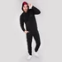 Red Stripe Hoody - black