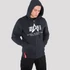 Basic Zip Hoody - replica blue