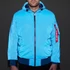 MA-1 Hooded Reflective - replica blue