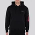 Back Print Hoody Camo Print - black/white camo