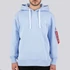 Back Print Hoody - light blue