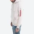 Back Print Hoody - jet stream white/white