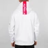 Red Stripe Hoody - white/red
