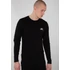 Sleeve Print Heavy LS - black