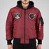 MA-1 VF Hood Dark Side - burgundy