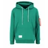 Recycled Label Hoody - jungle green