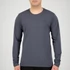 Back Print Heavy LS - greyblack