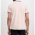Contrast Polo - pale peach