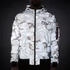 MA-1 LW Hooded Reflective Camo - black camo