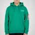 Back Print Hoody - jungle green