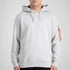 Back Print Hoody - pastel grey