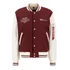 Varsity Air Force Jacket - burgundy