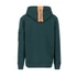 Red Stripe Hoody - force green