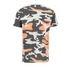 Basic T Camo - orange grey camo