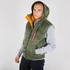 Hooded MA-1 Vest - sage green