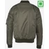 Recycled Nylon MA-1 Bomber - army khaki