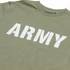 Army T - olive/white