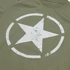 Star T - olive/white