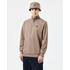 Matisa Quarter Neck Sweatshirt - mocha brown