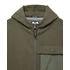 Daponte Zip Through Hoodie - castle green