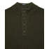 Castillos Knitted Wool Quarter Neck Sweater - castle green